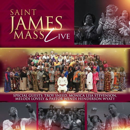 the album cover for Saint James Mass - Saint James Mass (live)