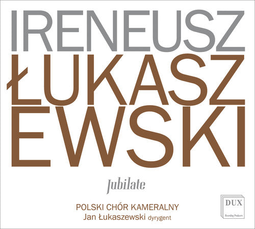 the album cover for Chopin / Lukaszewska - Jubilate