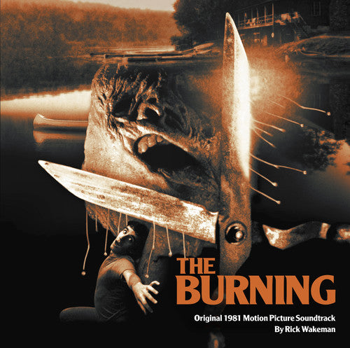 the album cover for Rick Wakeman - The Burning