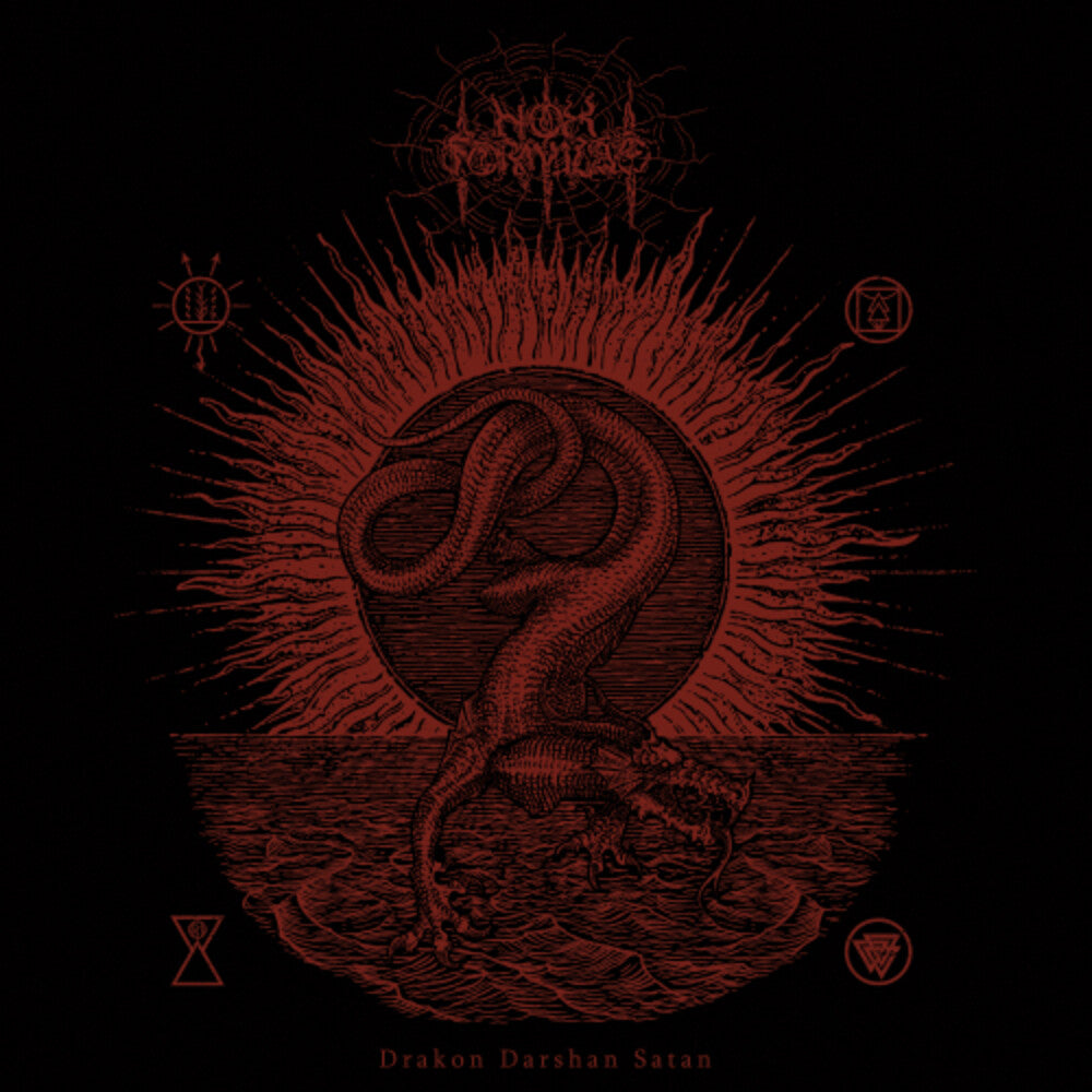 the album cover for Nox Formulae - Drakon Darshan Satan
