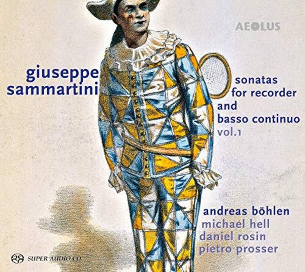the album cover for Sammartini / Bohlen / Prosser - Sonatas for Recorder 1