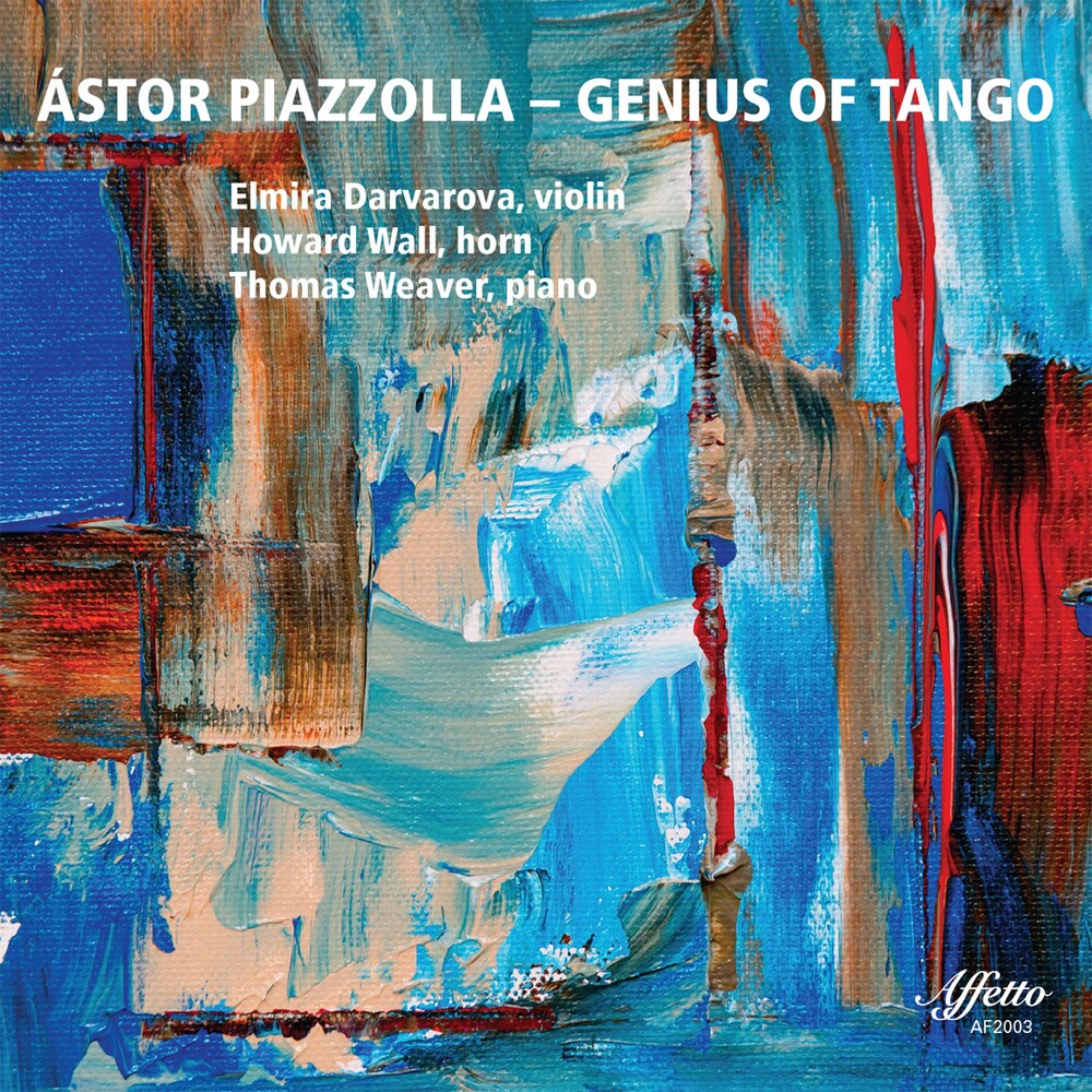 the album cover for Piazzolla / Wall / Weaver - Genius Of Tango (2pk)