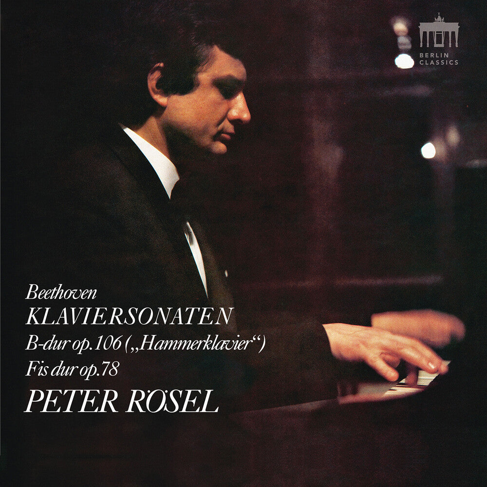the album cover for Beethoven / Rosel - Klaviersonaten