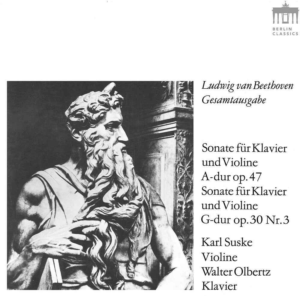 the album cover for Beethoven / Suske / Olbertz - Sonate Fur Klavier Und Violine