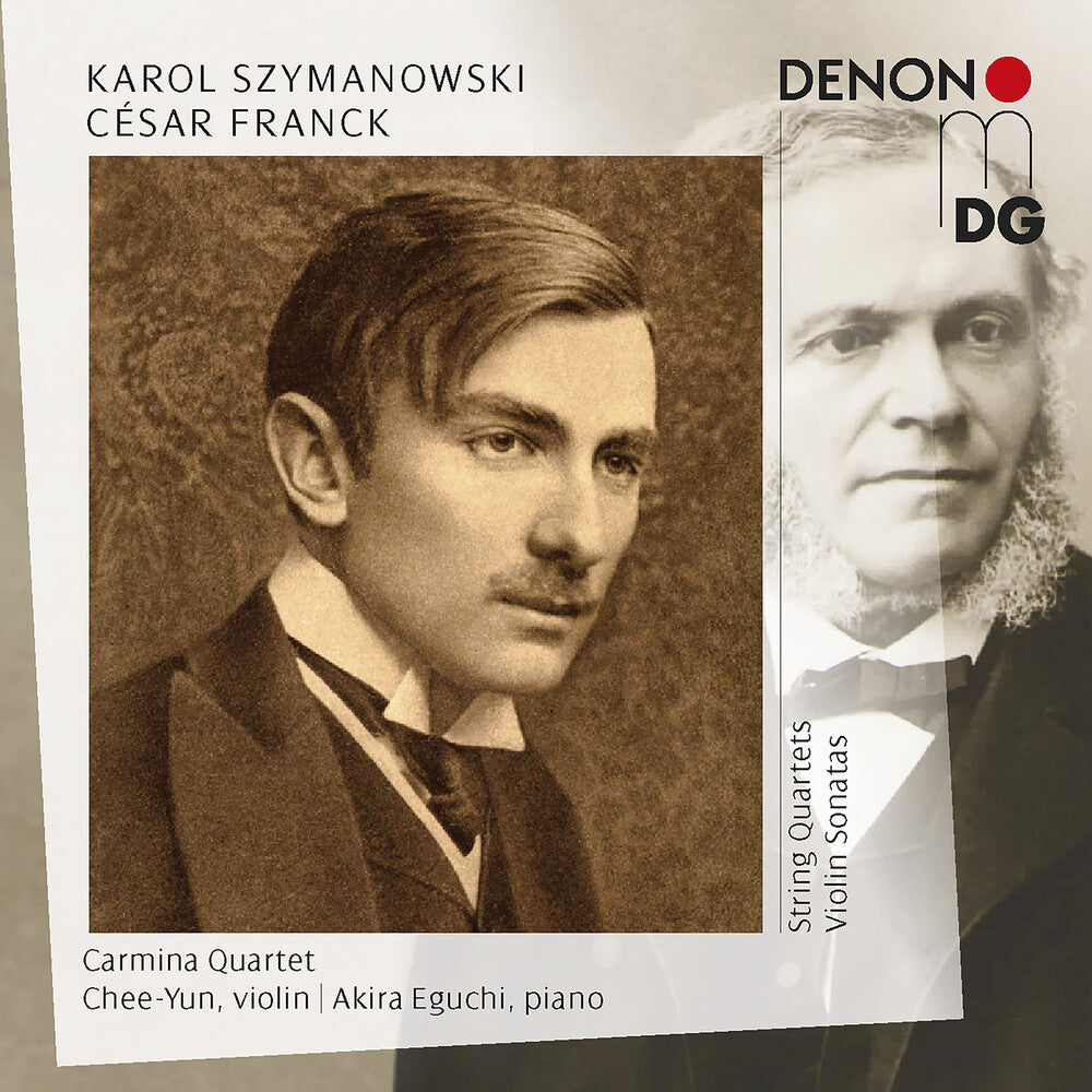 the album cover for Franck / Carmina Quartet / Eguchi - String Quartets / Violin Sonata