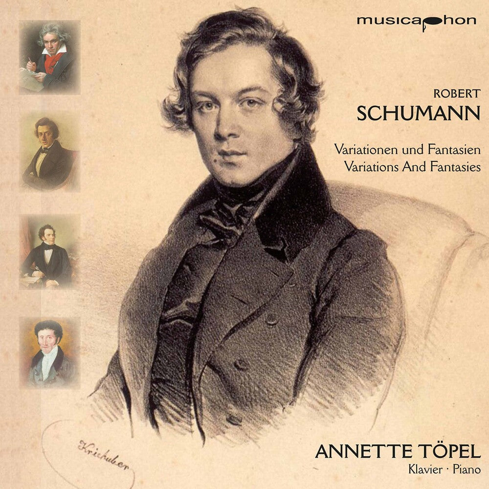 the album cover for Schumann / Toepel - Variations & Fantasies