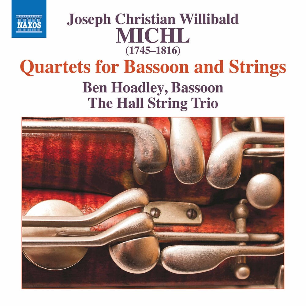 the album cover for Michl / Hoadley / Hall String Trio - Quartets for Bassoon & Strings
