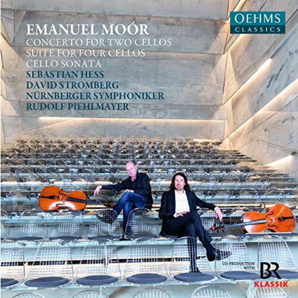 the album cover for Moor / Nurnberger Symphoniker / Piehlmayer - Concerto for Two Cellos