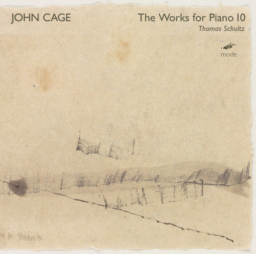 the album cover for Cage / Schultz - Works for Piano 10
