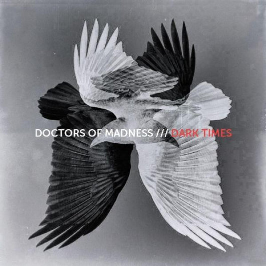 the album cover for Doctors Of Madness - Dark Times [Clear Vinyl] [Limited Edition] [Record Store Day]