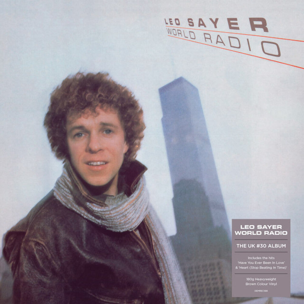 the album cover for Leo Sayer - World Radio [Heavyweight Brown Colored Vinyl]