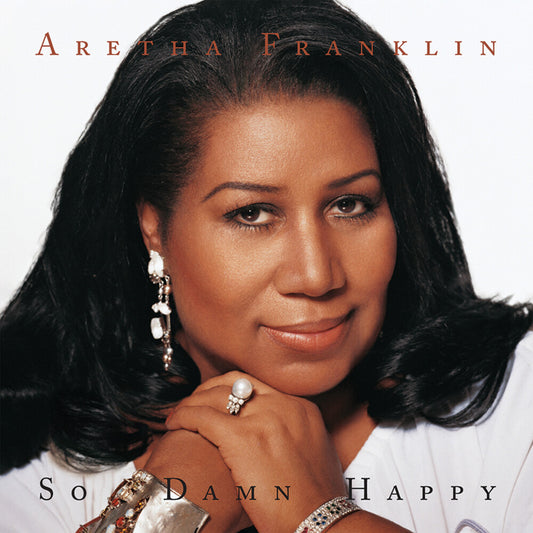 the album cover for Aretha Franklin - So Damn Happy