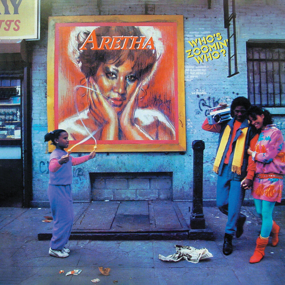 the album cover for Aretha Franklin - Who's Zoomin' Who