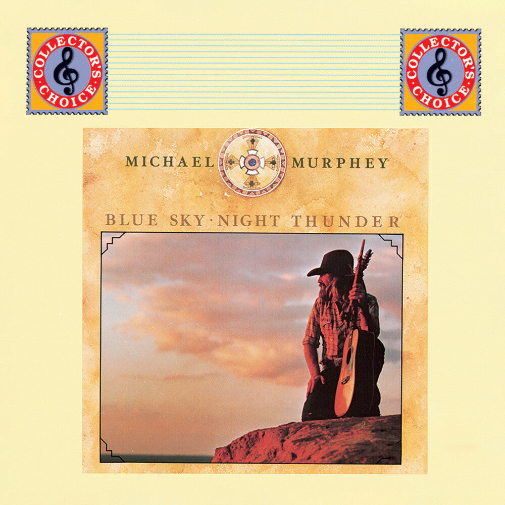 the album cover for Michael Murphey - Blue Sky-Night Thunder