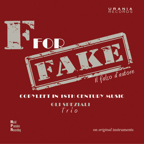 the album cover for J Bach C - F for Fake