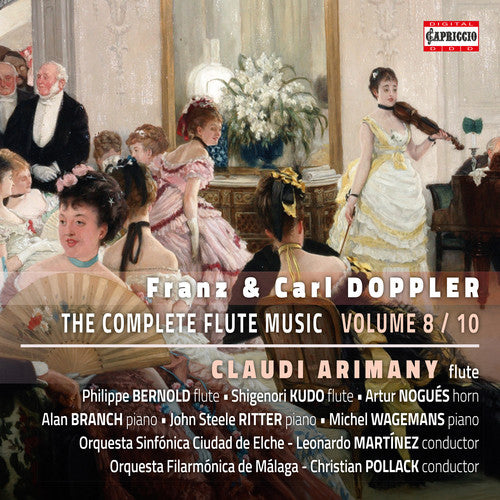 the album cover for Doppler / Arimany - Complete Flute Music 8