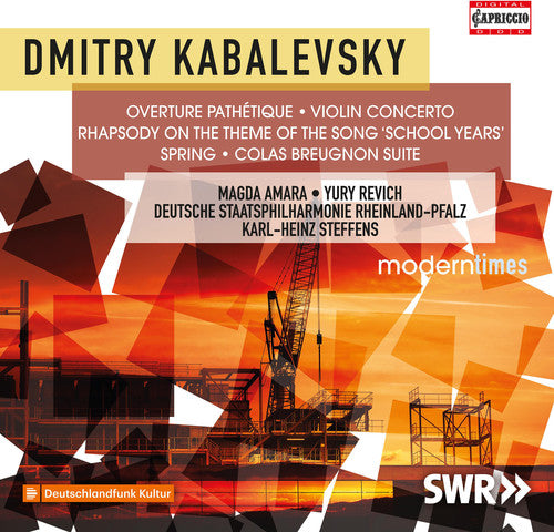 the album cover for Kabalevsky / Revich - Overture Pathetique