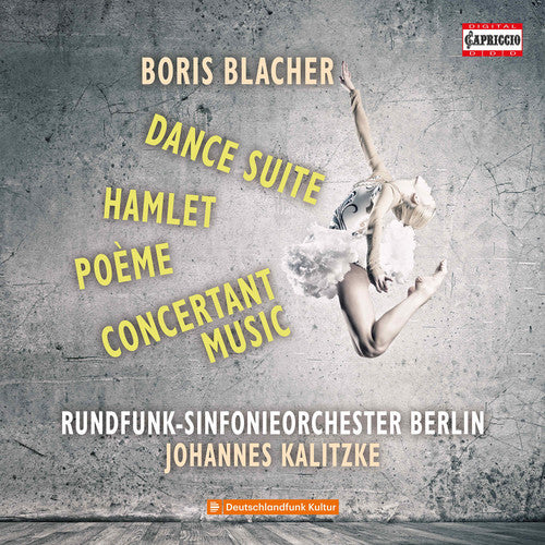 the album cover for Blacher - Dance Suite / Hamlet / Poeme