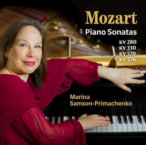the album cover for Mozart - Piano Sonatas