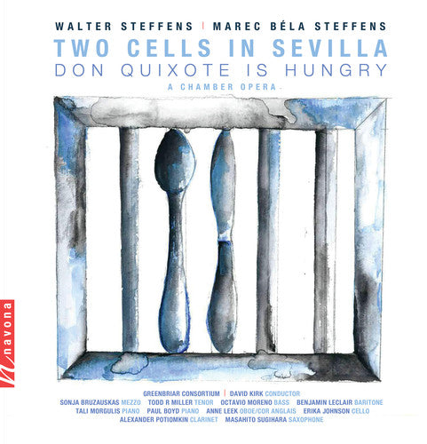 the album cover for Steffens - Two Cells in Sevilla