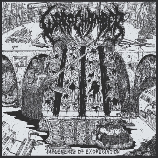 the album cover for Warp Chamber - Implements Of Excruciation