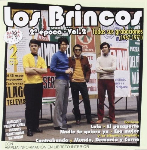the album cover for Los Brincos - 2 Epoca Vol 2 1967-1971 Todas Sus Grabaciones