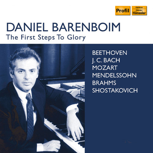 the album cover for J Bach C / Barenboim - First Steps to Glory