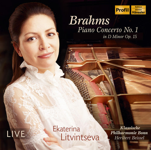 the album cover for Brahms / Bonn - Piano Concerto 1 in D Minor