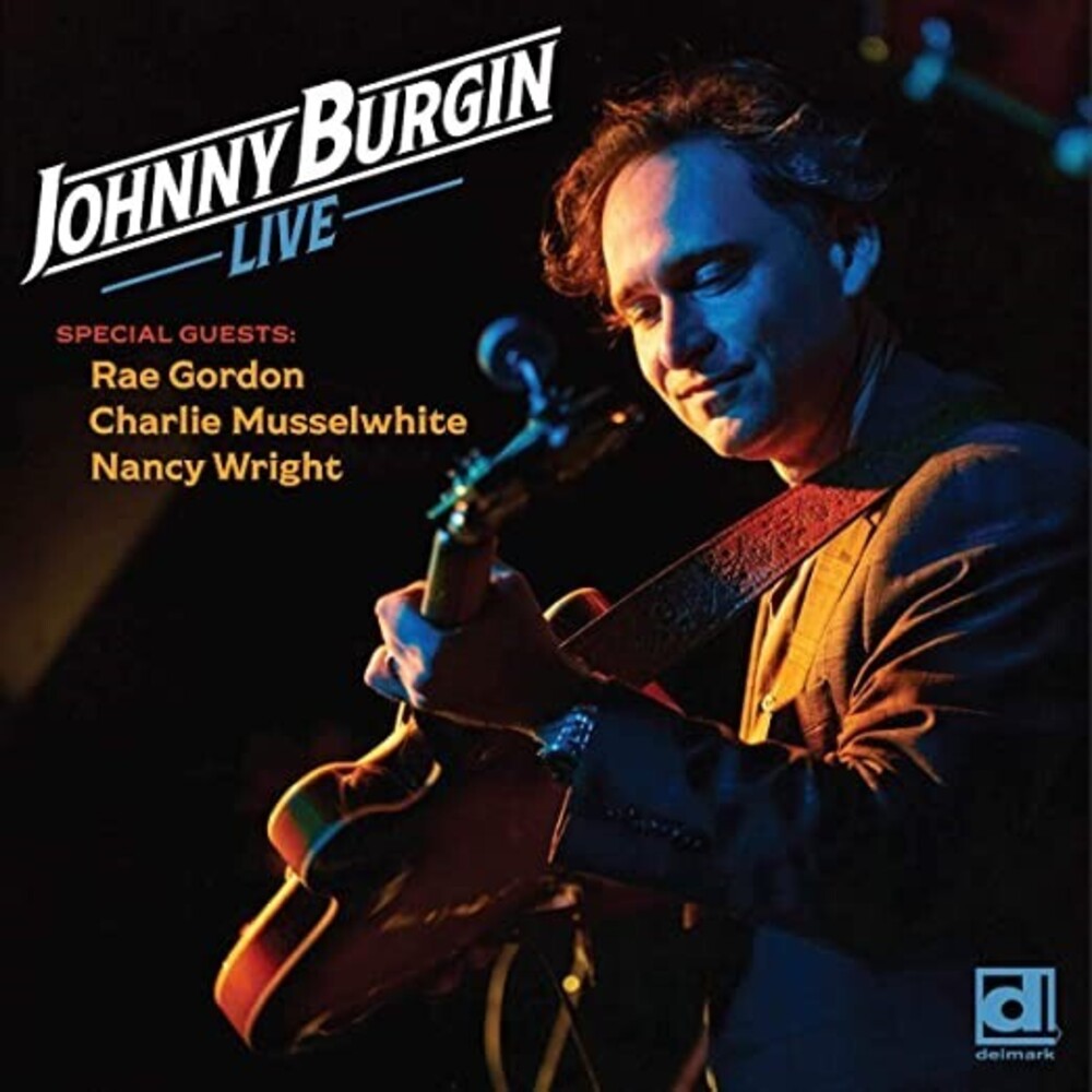 the album cover for Johnny Burgin - Live