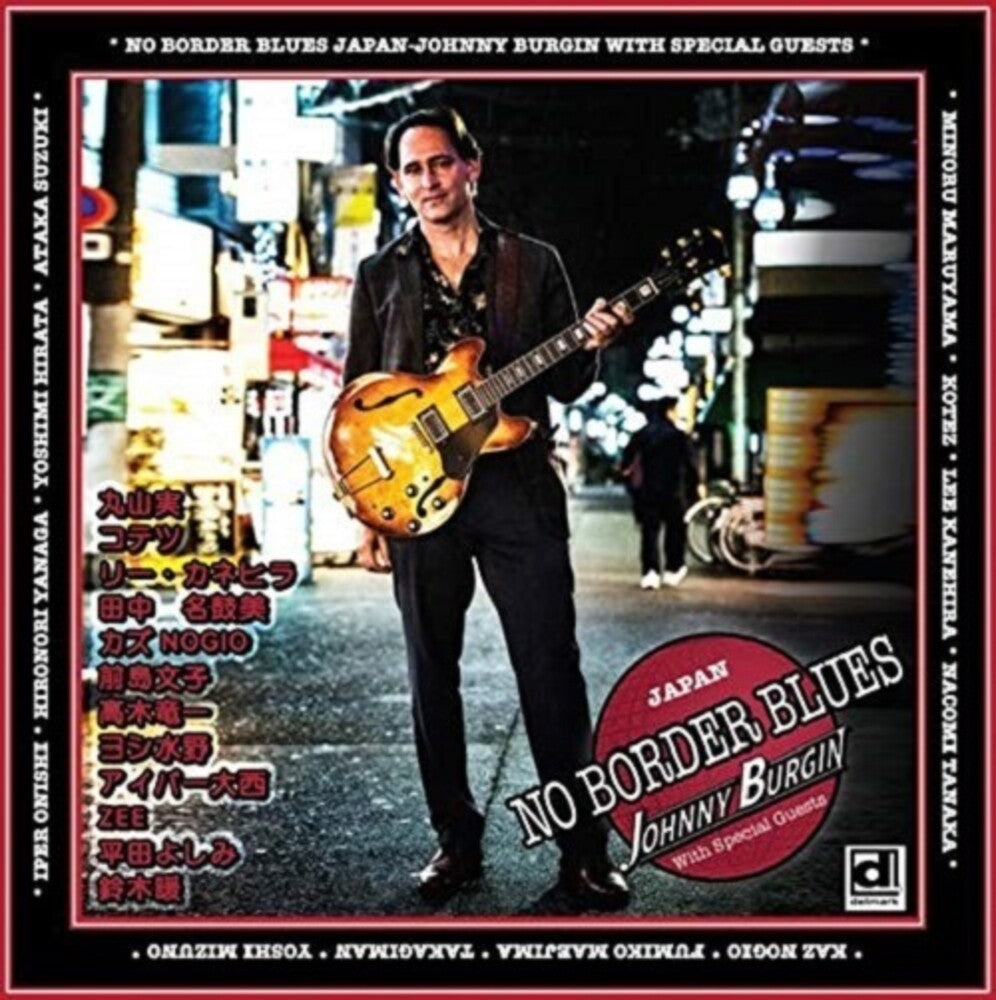 the album cover for Johnny Burgin - No Border Blues