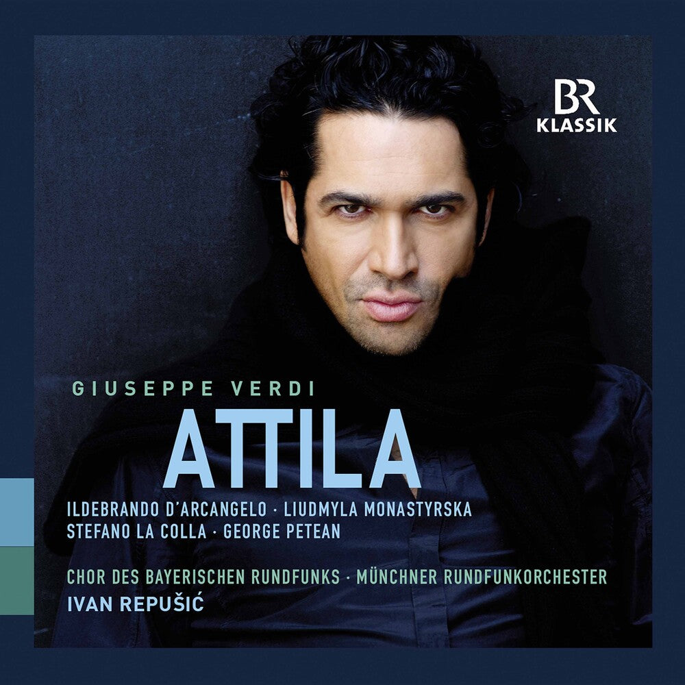 the album cover for Verdi / Muenchner Rundfunkorchester / Repusic - Attila