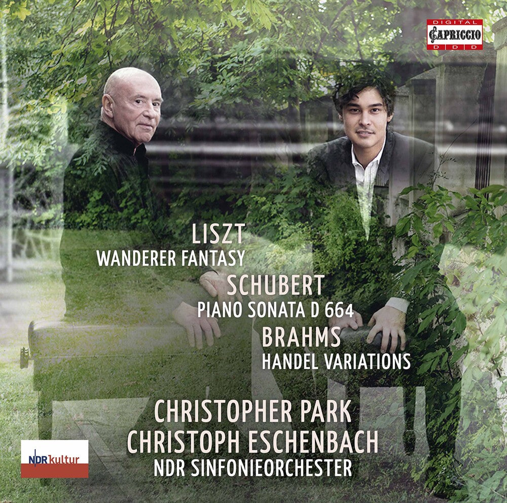 the album cover for Brahms / Park / Eschenbach - Wanderer Fantasy