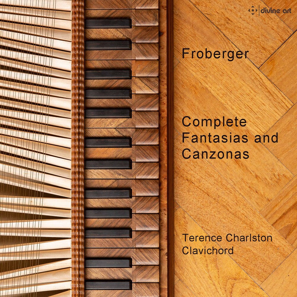 the album cover for Froberger / Charlston - Complete Fantasias & Canzonas