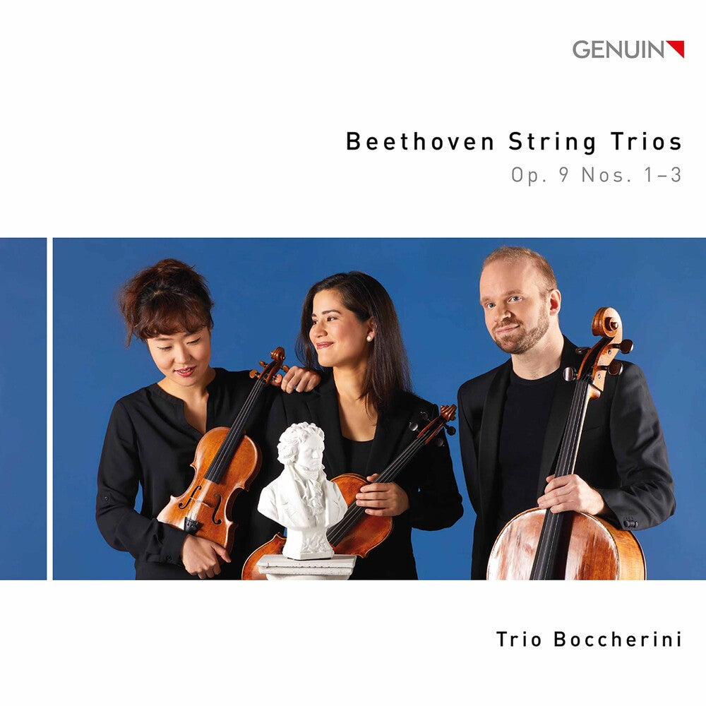 the album cover for Beethoven / Trio Boccherini - String Trios 9 1-3