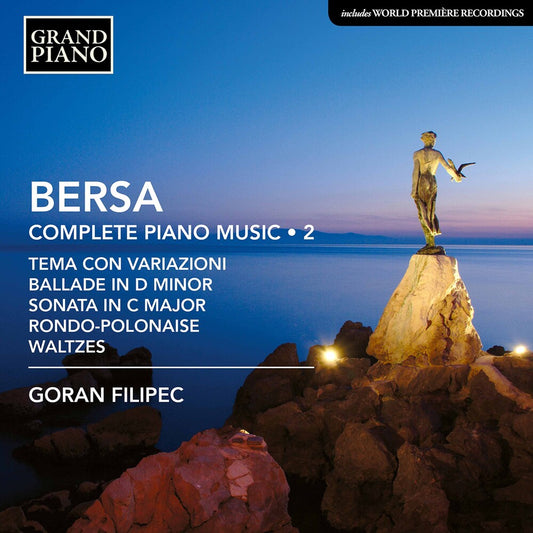the album cover for Bersa / Filipec - Complete Piano Music 2