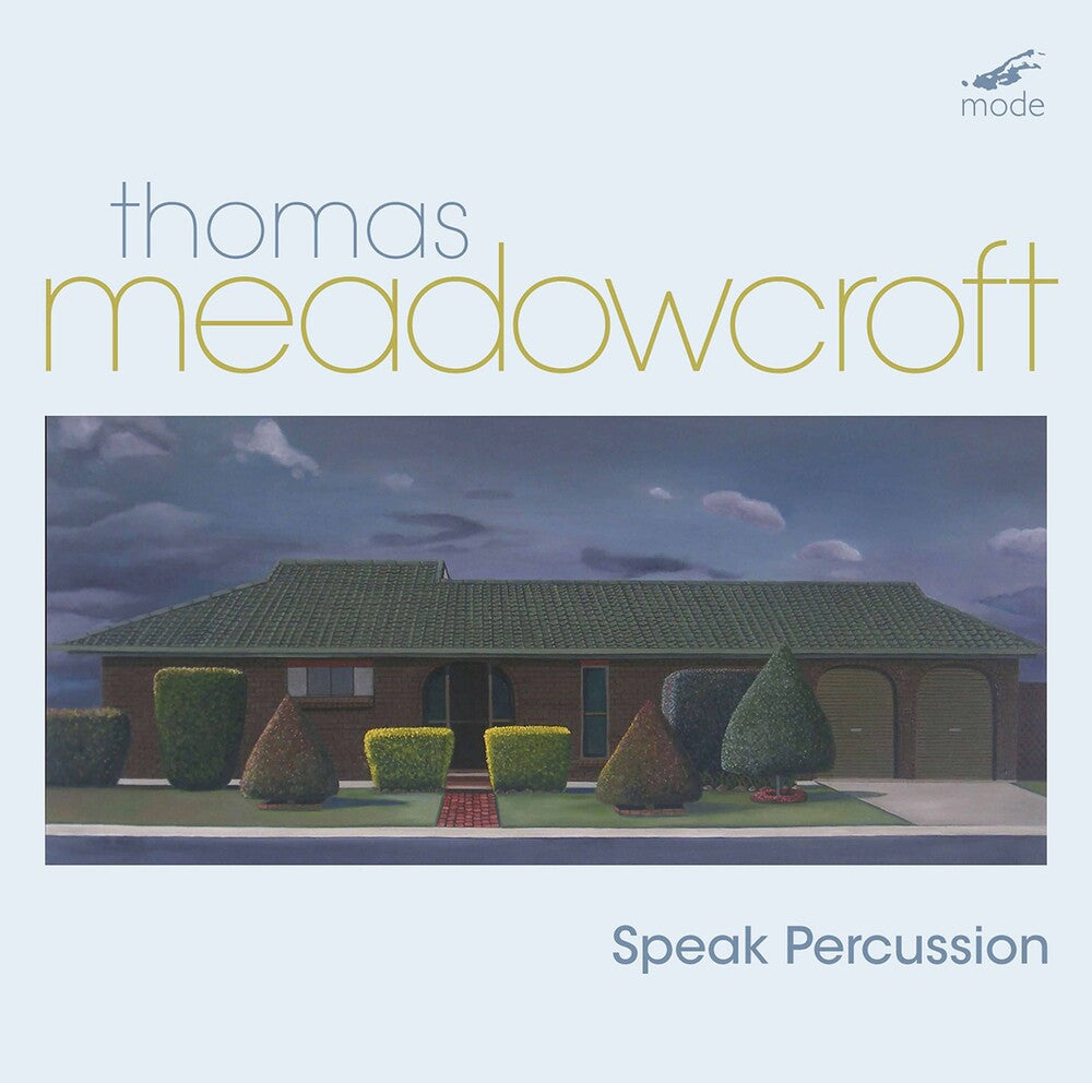 the album cover for Meadowcroft / Speak Percussion - Perucssion Music
