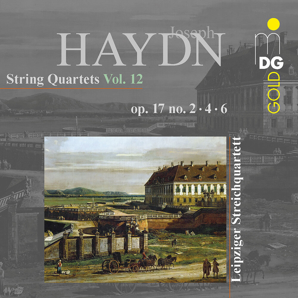 the album cover for Haydn / Leipziger Streichquartett - String Quartets 12