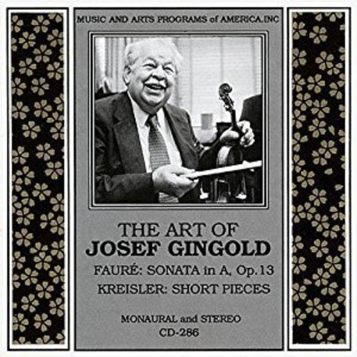 the album cover for Josef Gingold - Art of Josef Gingold