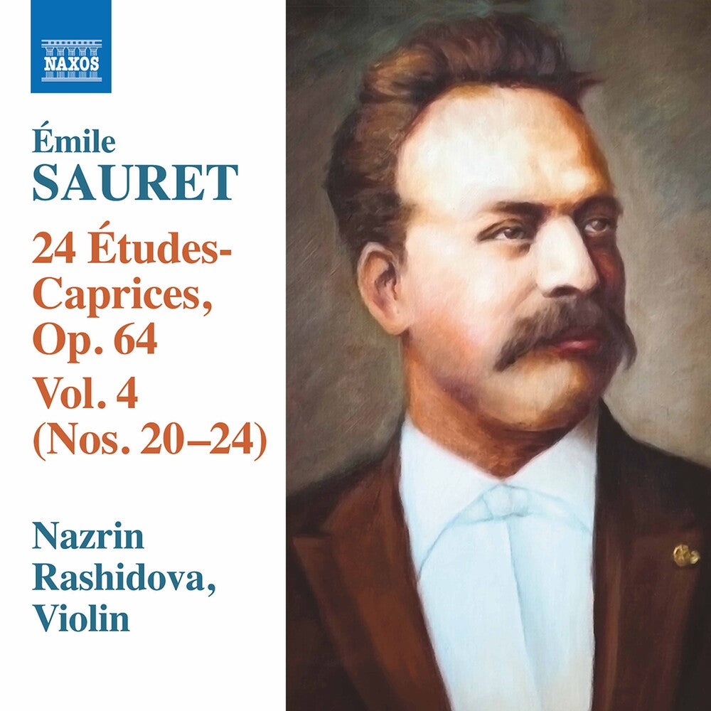 the album cover for Sauret / Nazrin Rashidova - 24 Etudes Caprices 64 4