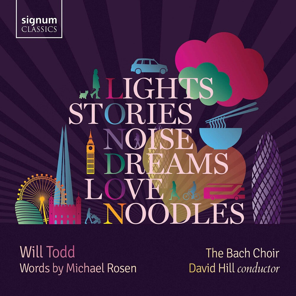 the album cover for Todd / Bach Choir - Lights Stories Noise