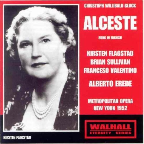 the album cover for Flagstad - Alceste