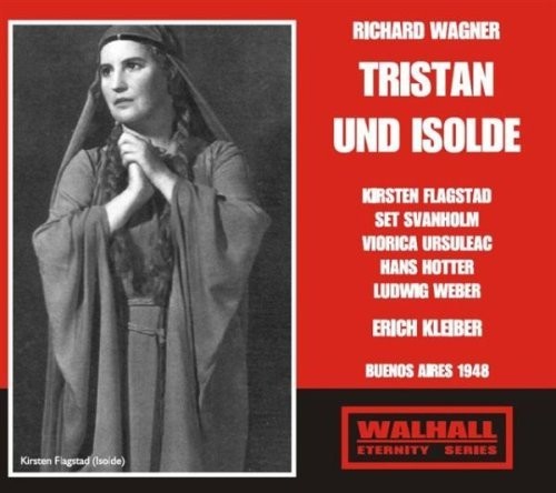 the album cover for KIRSTEN FLAGSTAD - Tristan & Isolde