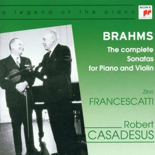 the album cover for Casadesus / Francescatti - Complete Sonatas for Violin