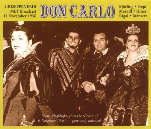 the album cover for Verdi - Jussi Bjorling