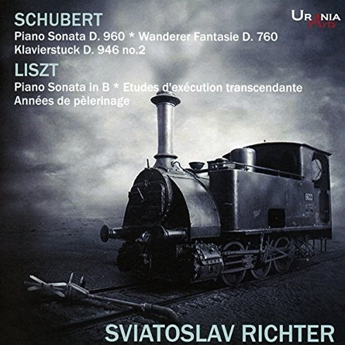 the album cover for Richter - Richter Plays Schubert