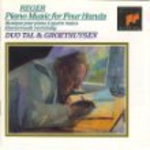 the album cover for Groethuysen / Tal - Piano Music for Four