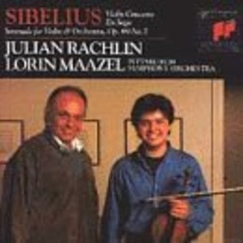 the album cover for Pittsburgh Symphonyny Orchestra / Maazel - Violin Concerto en