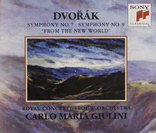 the album cover for Royal Concertgebouw Orch / Giulini - Symphonynies 7 & 9