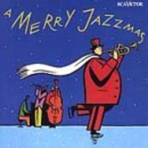 the album cover for Merry Jazzmas / Various - Merry Jazzmas