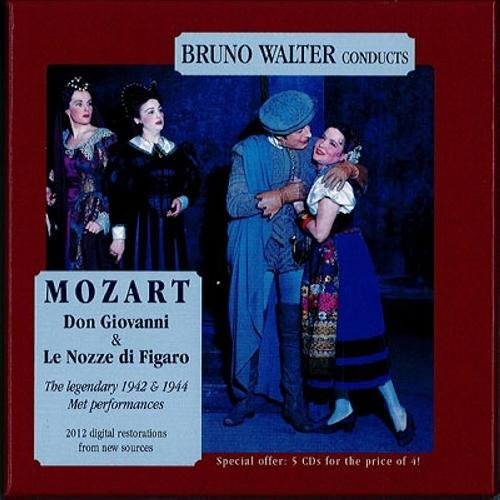 the album cover for Bruno Walter - Mozart Don Giovanni Metropol